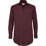 Košile pánská B&C Elastane s dlouhým rukávem - fialová, 3XL