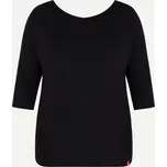 Funkční triko dámské oversize s 1/3 rukávy CityZen Rivera - černé, 48