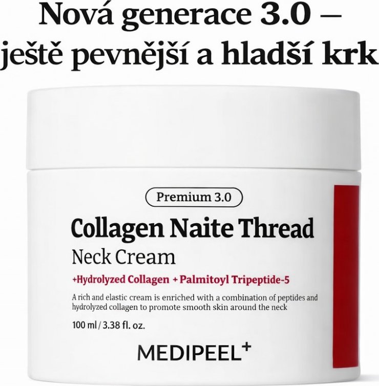 MEDI -PEEL Collagen Naite Thread Neck Cream Premium 3.0 100 ml - prémiový vypínací krém na krk