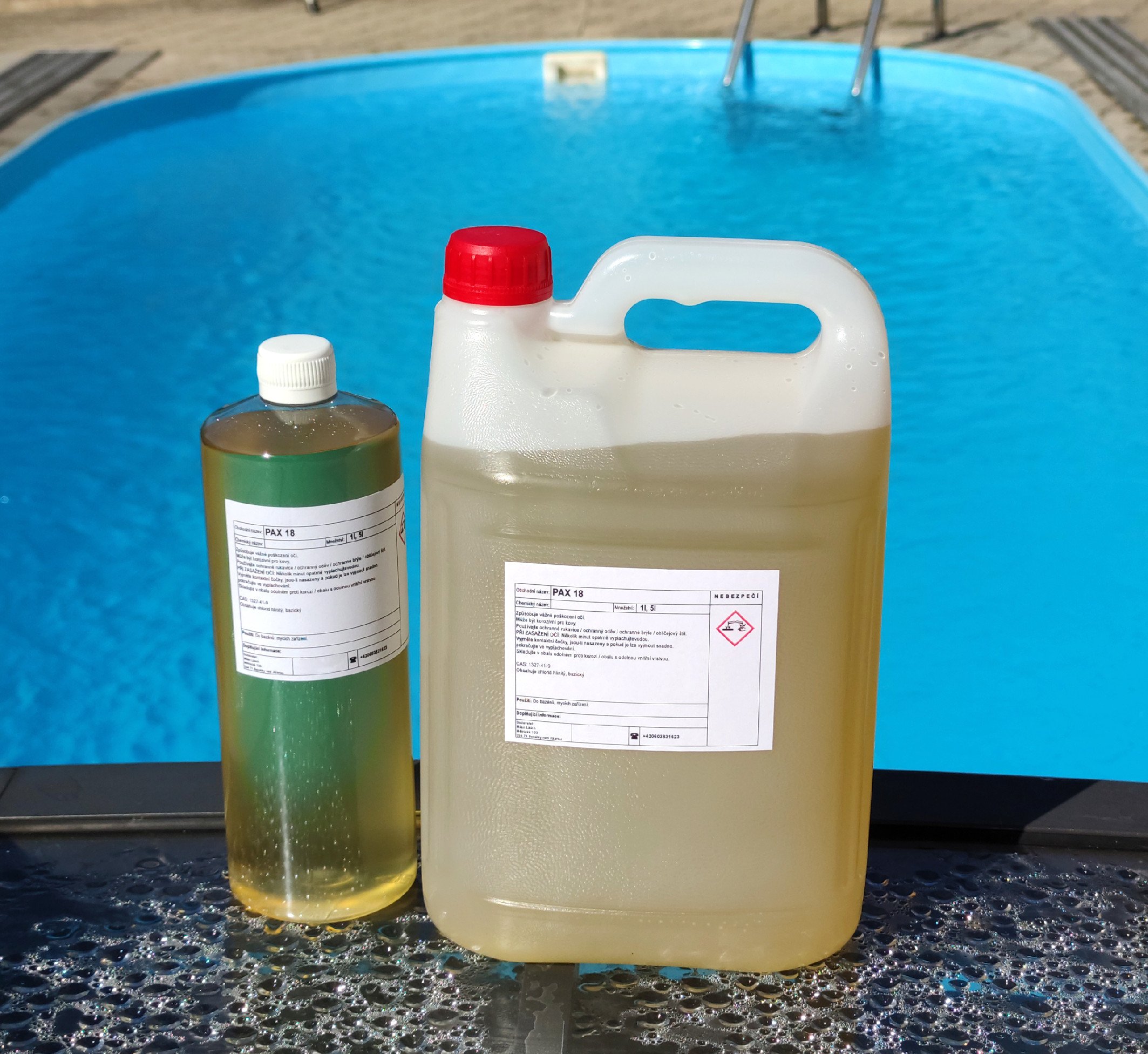 PAX 18 Účinný čistič bazénové vody Balení: 5 l- 6,5 kg