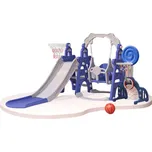 Plastová skluzavka s houpačkou a dvěma…