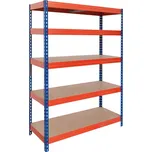 Kovový regál Rivet 100 x 50 x 192 cm 5…