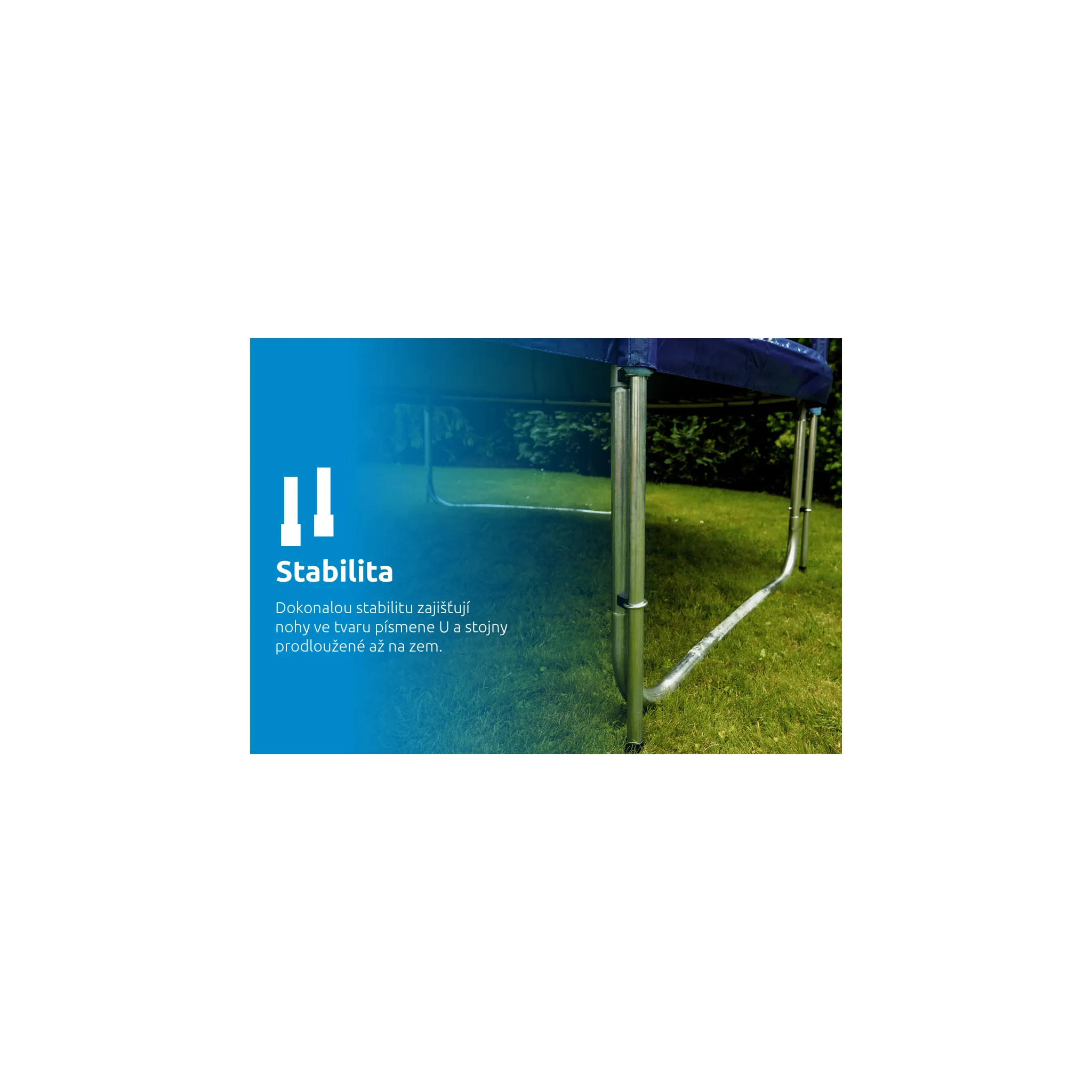 Fotografie 16 - Trampolína Marimex Standard 366 cm zelená + ochranná síť + schůdky