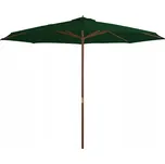 Zahradní slunečník s dřevěnou tyčí 350…