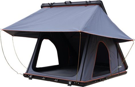 Střešní autostan pro 2 osoby King Camp Boundless X3 s markýzou, černo-šedá