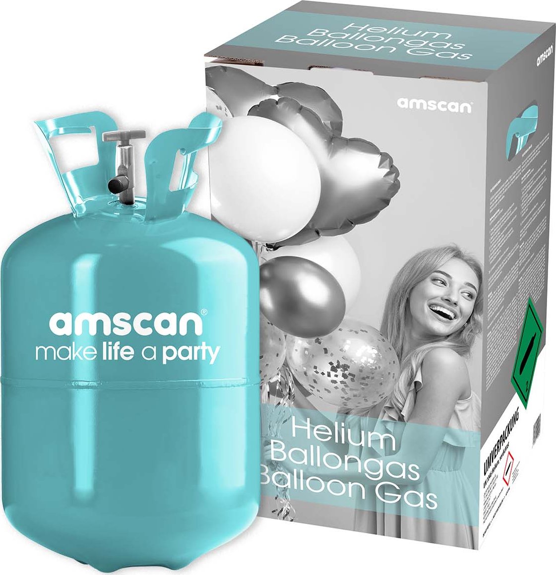 Hélium pro 50 balónků