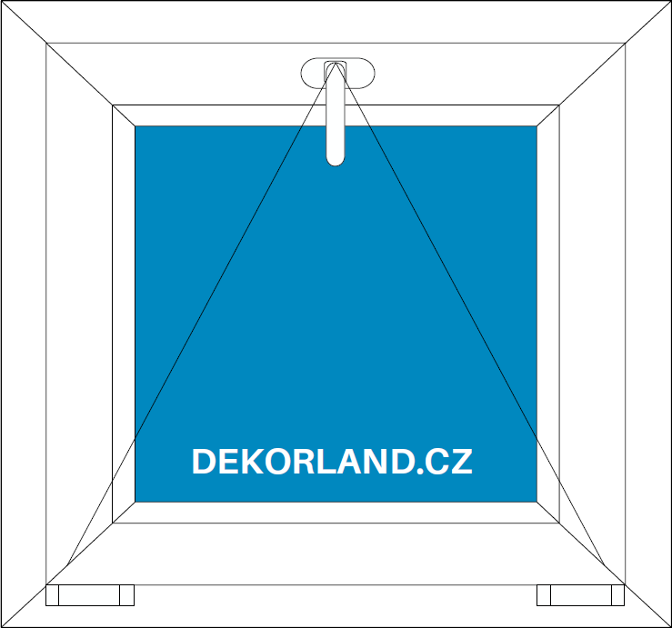 Salamander Plastové okno | 150x50 | sklopné | greenEvolution 76 BARVA PROFILU: Ořech
