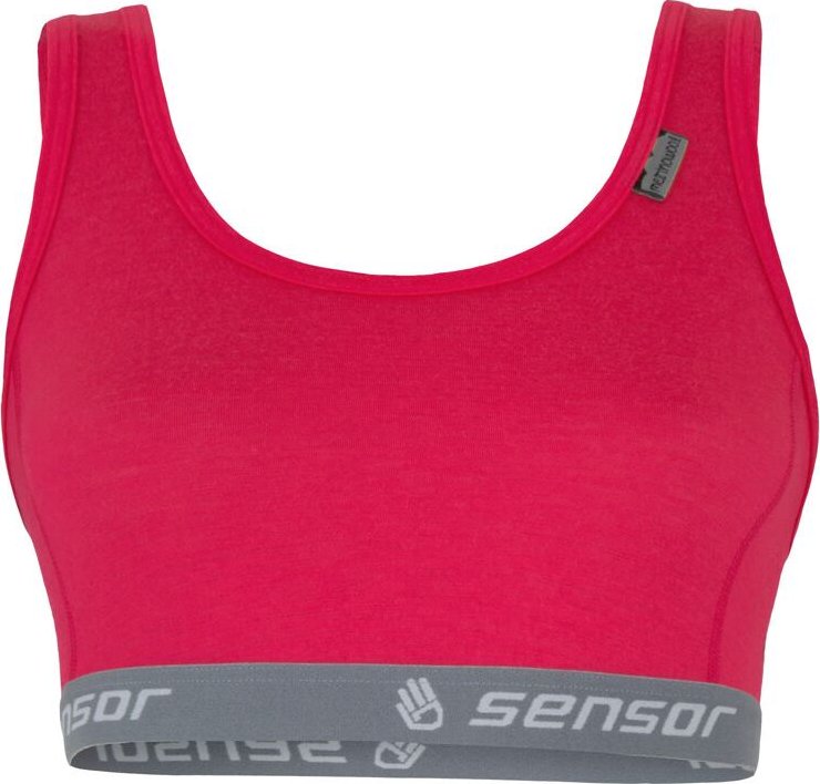 SENSOR MERINO ACTIVE dámská podprsenka magenta velikost M