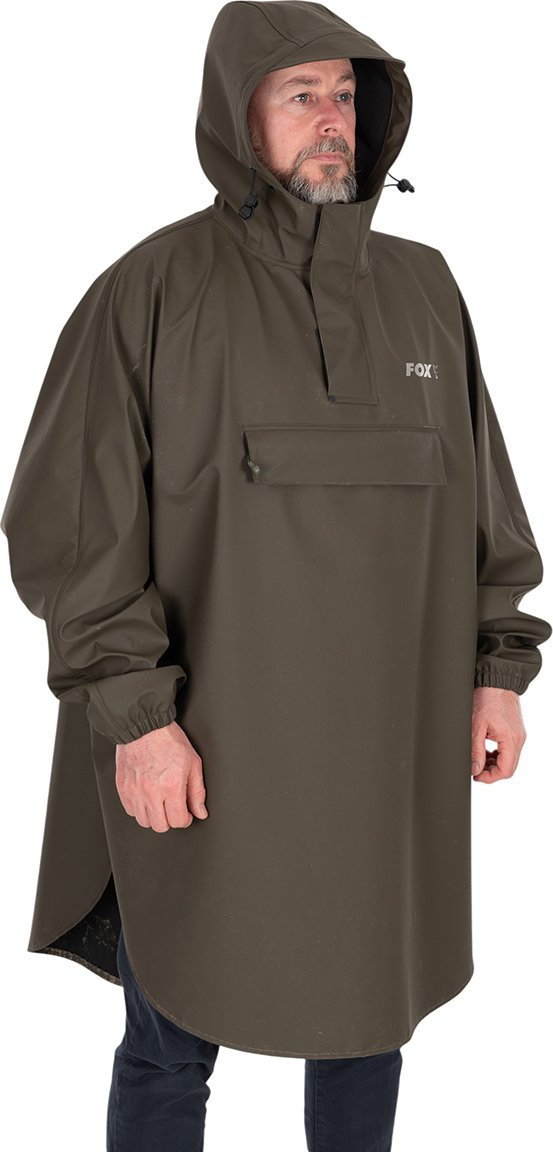 Fox Khaki Poncho - One Size