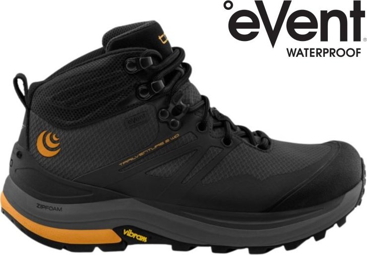 Topo Athletic Trailventure 2 WP Charchoal / Orange 43