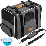 Cadoca Přenosná taška pro kočky šedá 44…