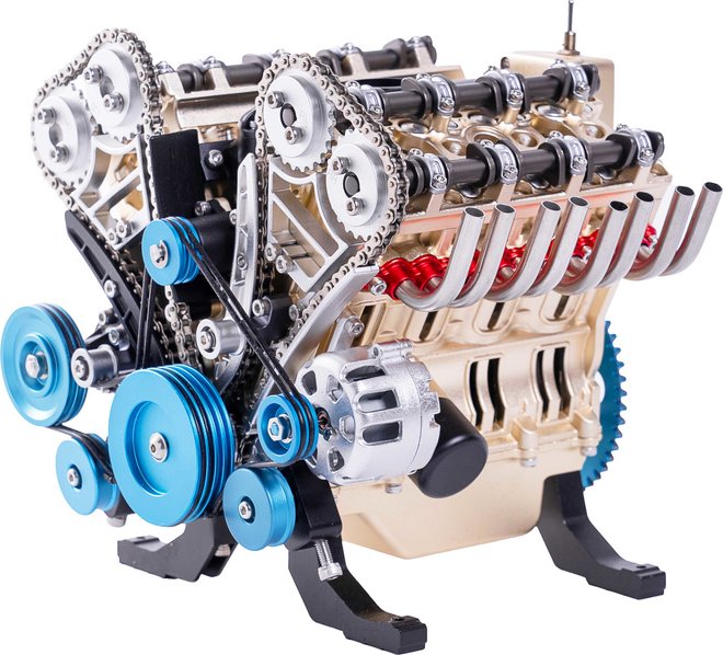 Teching motor V8