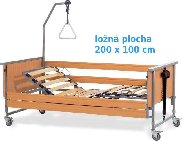 Elektrické polohovací lůžko Bock 3fx rozšířené + antidekubitní matrace Pasiv