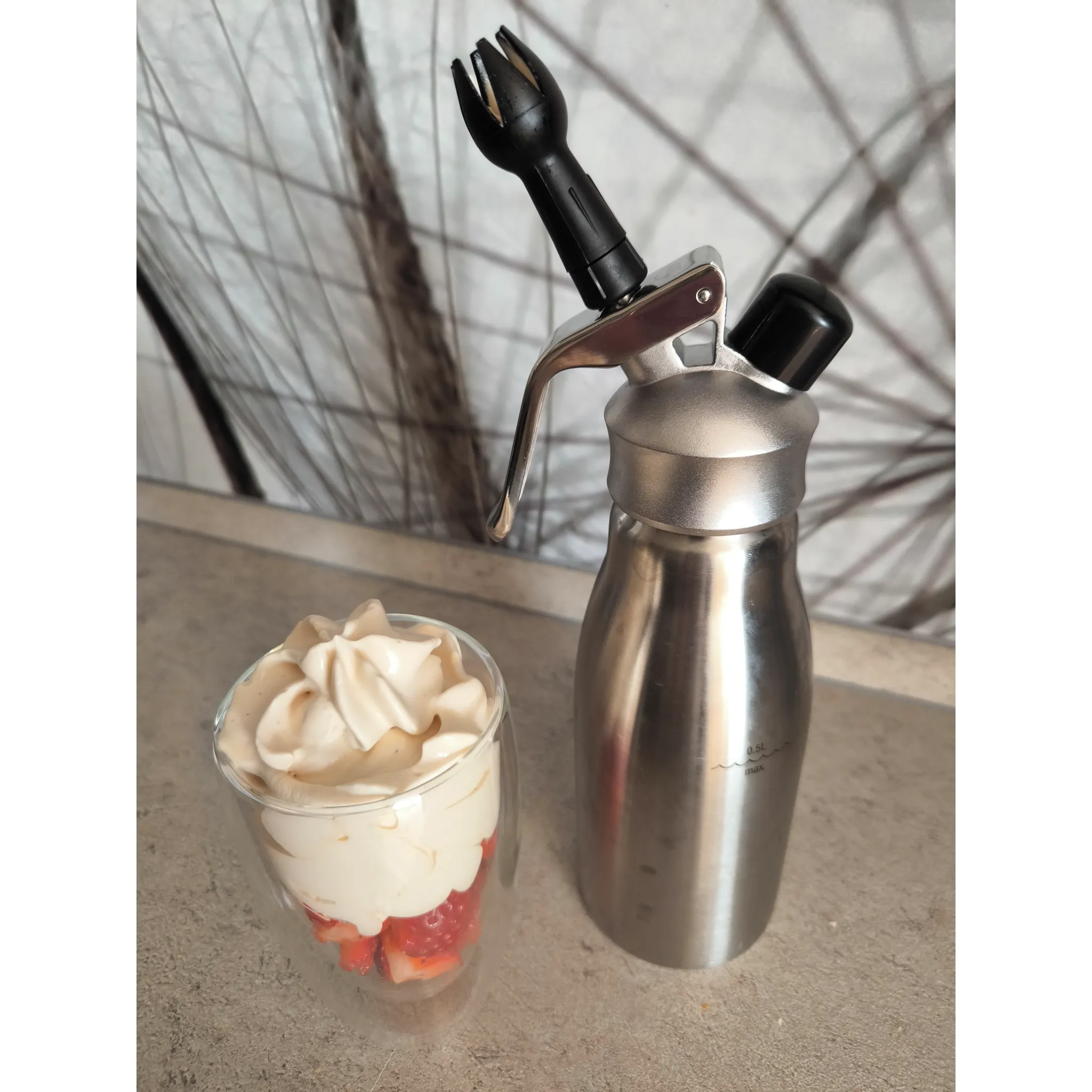 Fotografie 3 - Šlehačkové lahve KAYSER WHIPcreamer Inox 500 ml