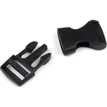 Spona trojzubec 25 mm černá