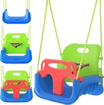 Kruzzel 27358 houpačka 3v1 zelená/modrá