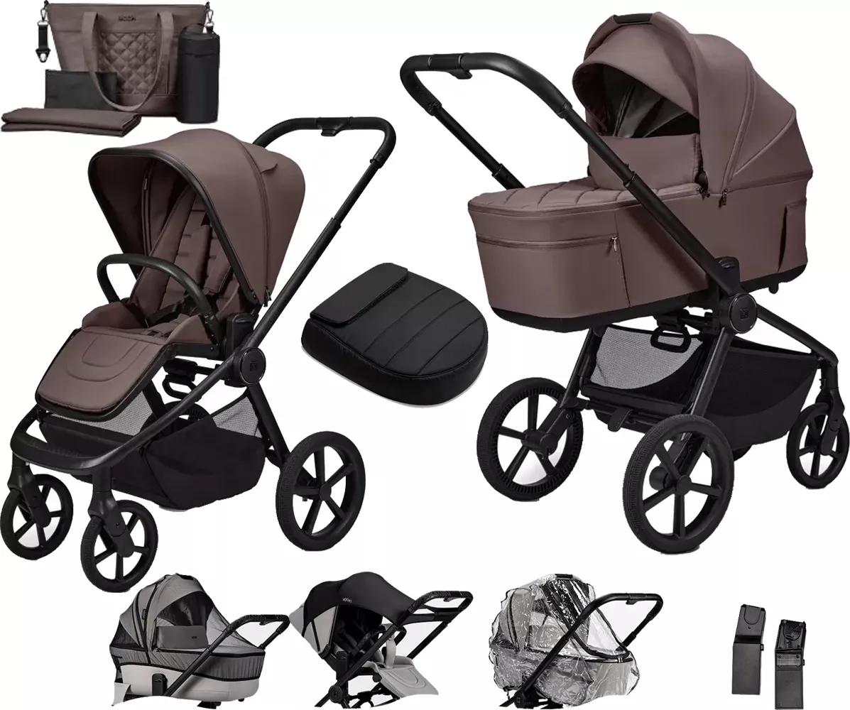 Kočárek MOON EXTRA Set Resea Fold greige