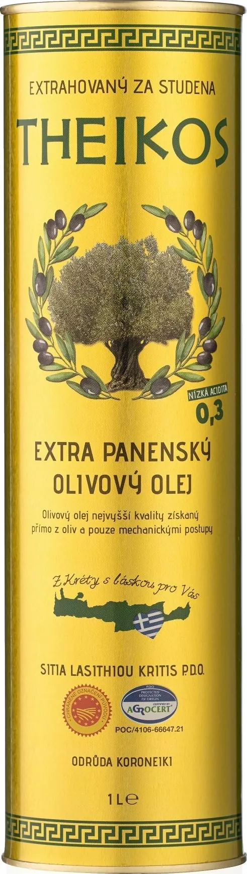1L Extra panenský olivový olej THEIKOS
