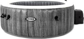 Nafukovací vířivka Intex PureSpa Greywood Bubble Deluxe pro 6 osob