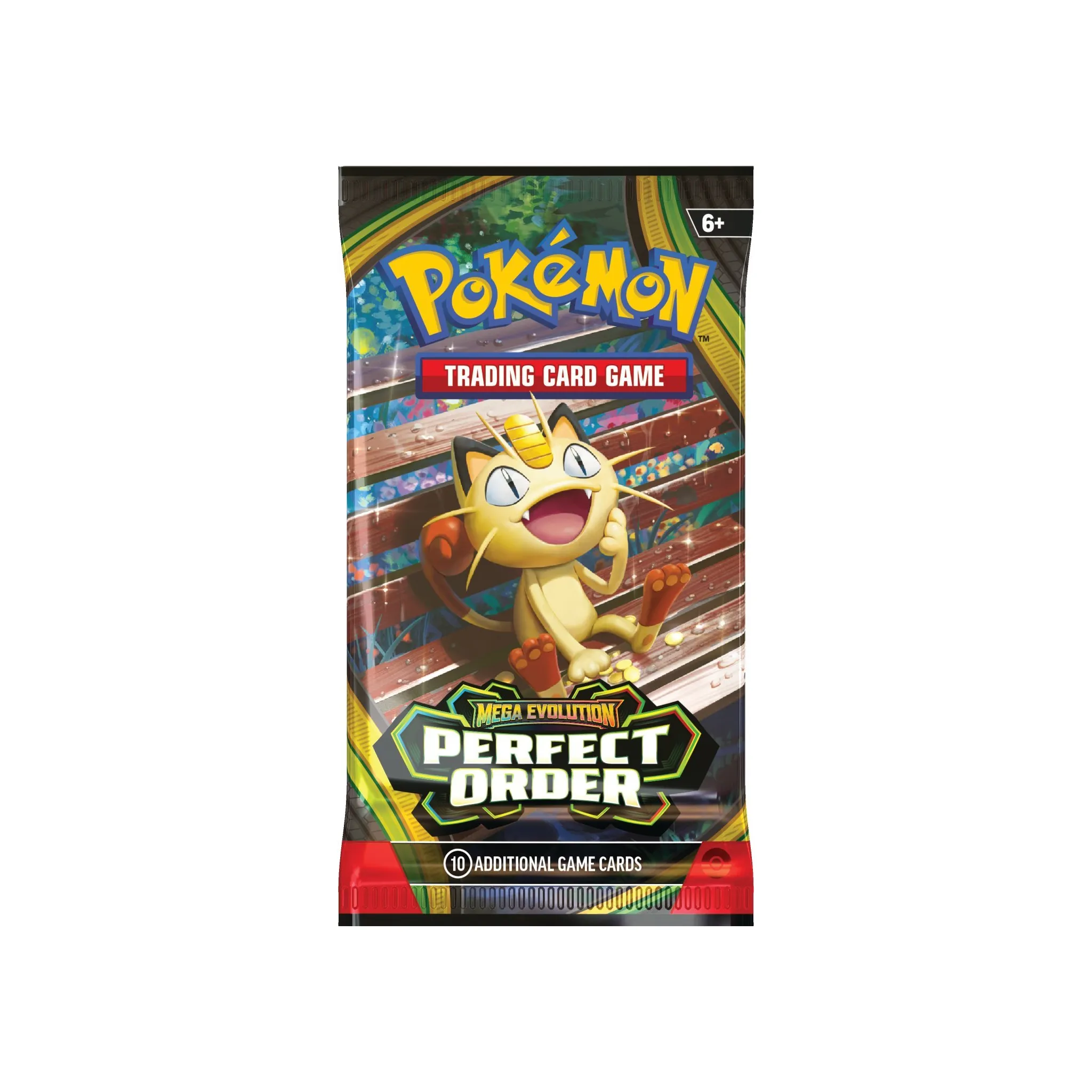 Fotografie 2 - Sběratelská karetní hra Pokémon TCG Mega Evolution 03 Perfect Order Booster Pack mix motivů