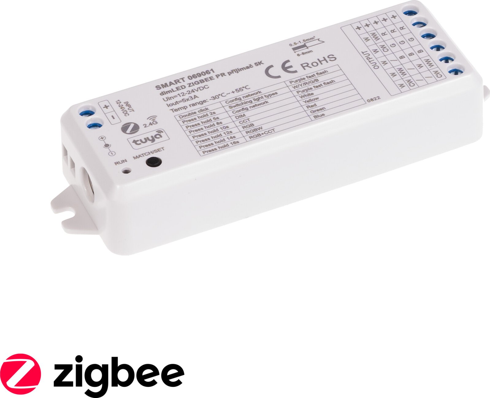 Přijímač SMART dimLED ZIGBEE PR 5K