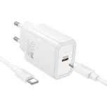 HOCO N62 + kabel USB C bílá