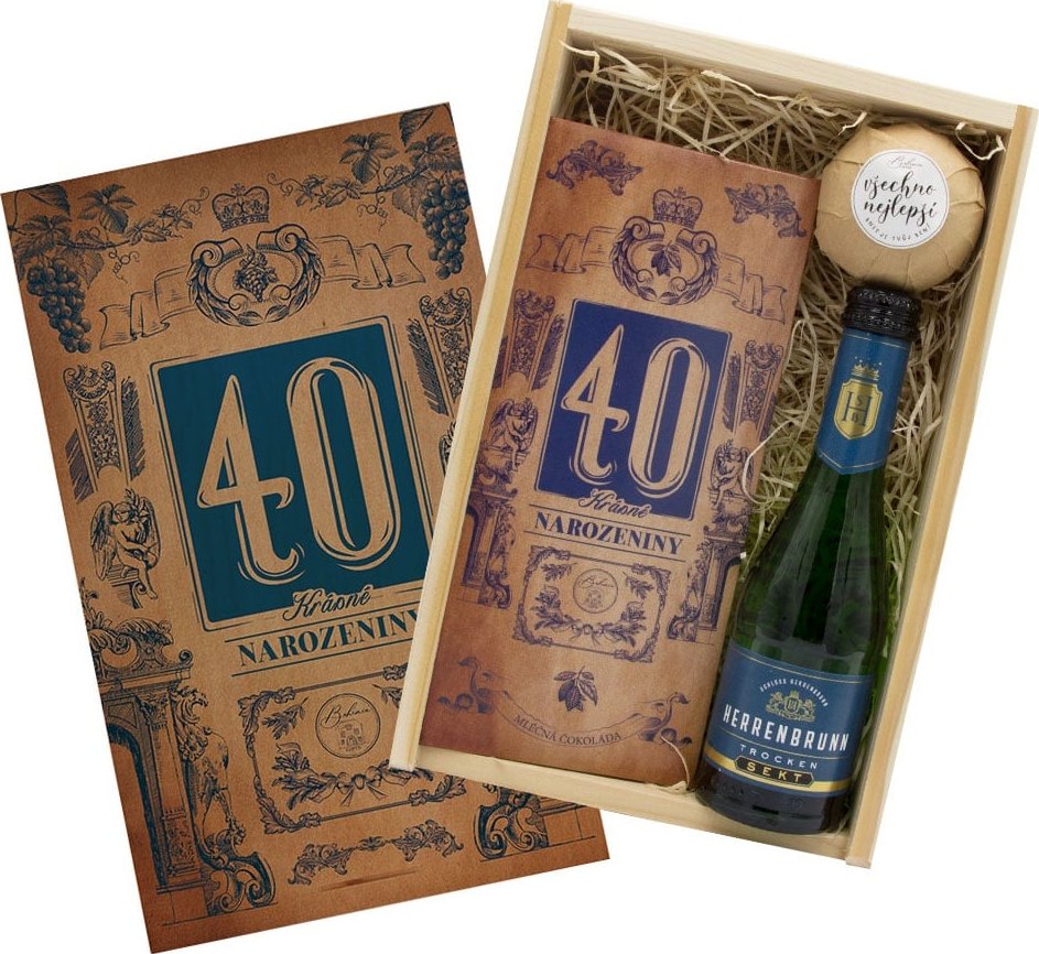 Dárková bedna k 40. narozeninám pro muže