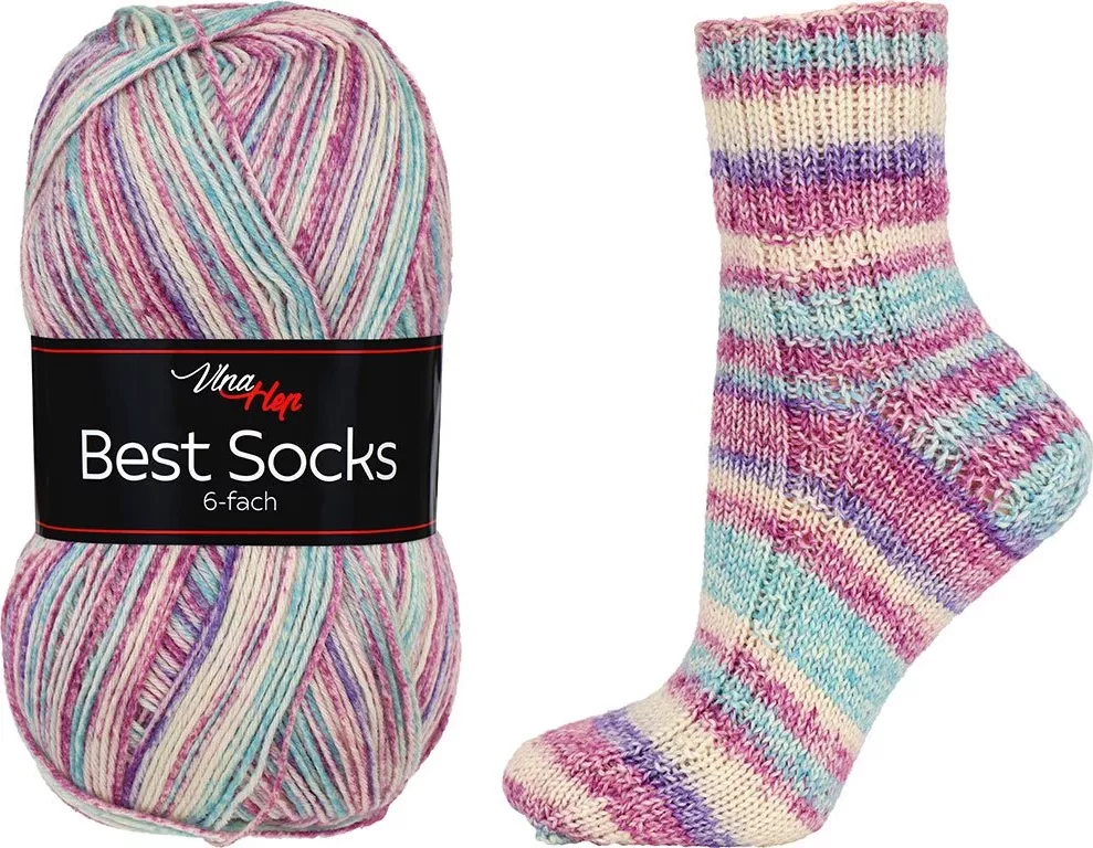 Vlna Hep Best Socks 6-fach 7377