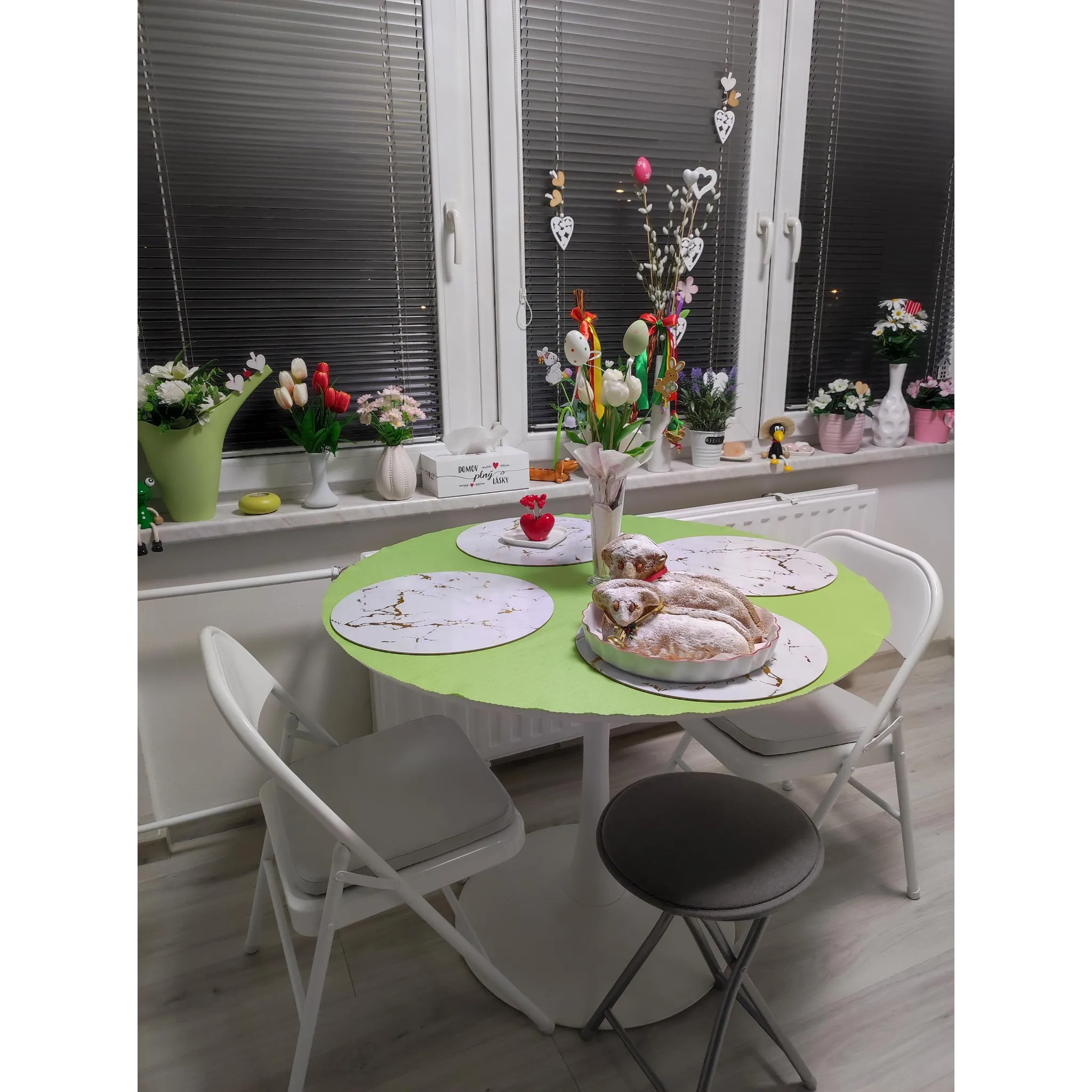 Fotografie 9 - Jídelní židle Halmar K565 jídelní skládací židle bílá