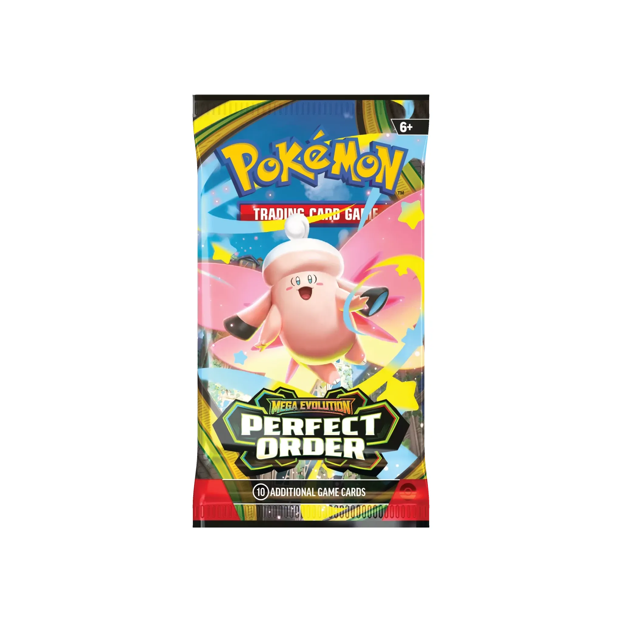 Fotografie 4 - Sběratelská karetní hra Pokémon TCG Mega Evolution 03 Perfect Order Booster Pack mix motivů