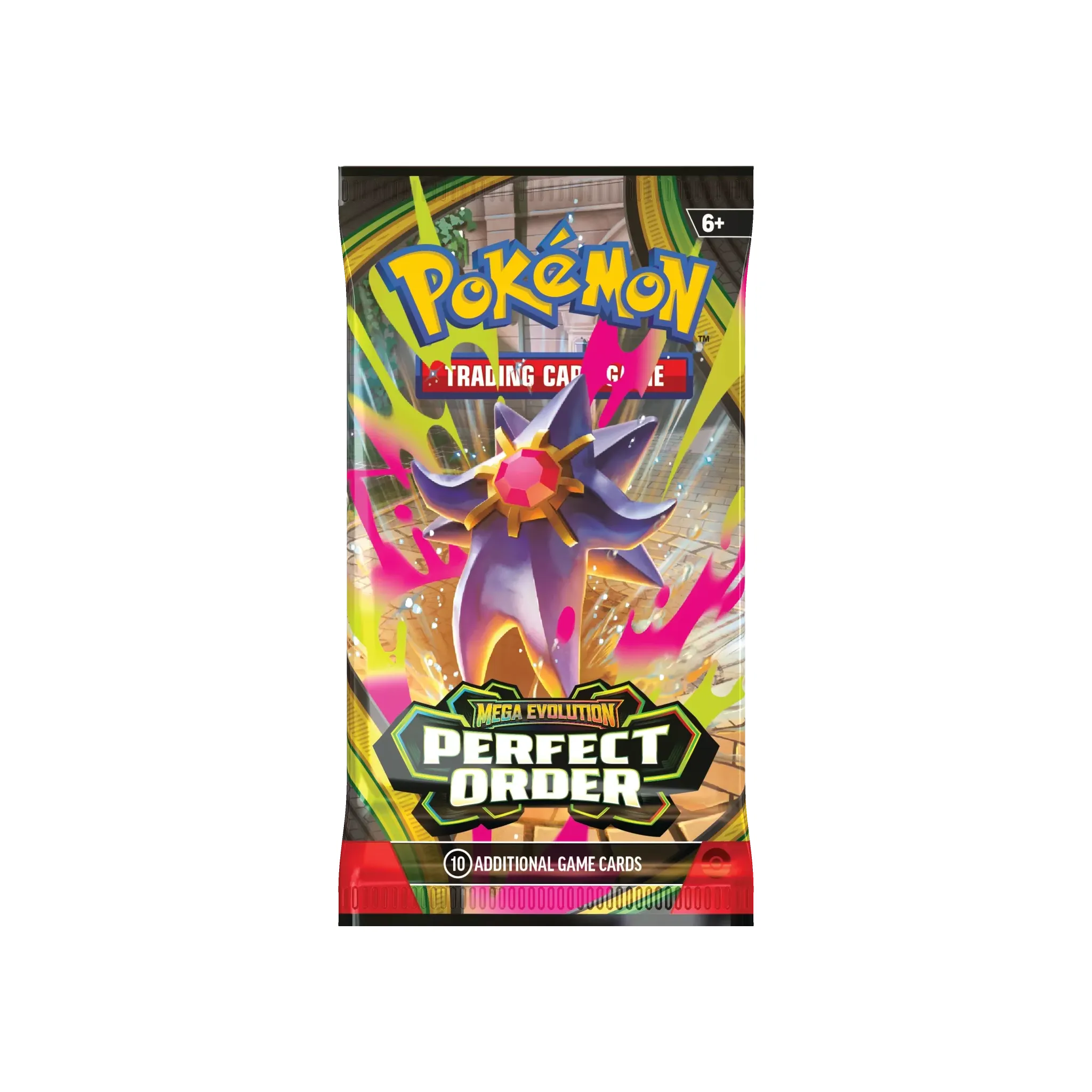 Fotografie 3 - Sběratelská karetní hra Pokémon TCG Mega Evolution 03 Perfect Order Booster Pack mix motivů