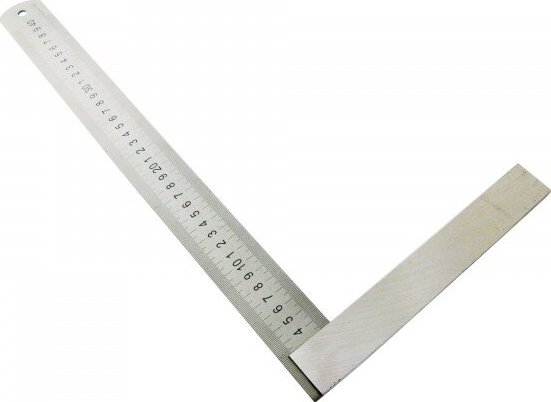 Kmitex Úhelník tesařský PN 25 5155.1 s mm dělením (jedna strana)