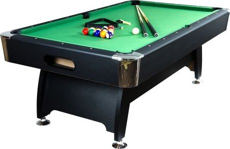 GamesPlanet® Kulečníkový stůl s vybavením 7ft, zelená/černá