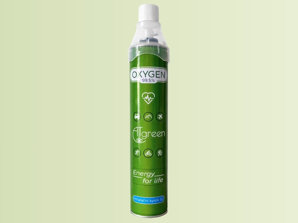 ATgreen Inhalační Kyslík O2 99,5 % - Klasik Varianta: S maskou
