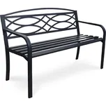 Zahradní lavička Renzo 127 cm černá