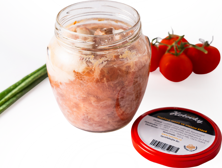 Vepřové ve vl. šťávě 450 g