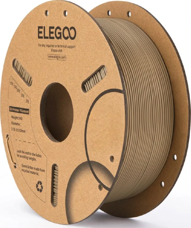 Filament ELEGOO PLA 1,75 mm 1 kg, S příměsí dřeva