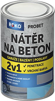 Rokospol a.s. Roko Probet Nátěr na beton Varianta: Roko Probet Nátěr na beton 1001 béžový 1 kg