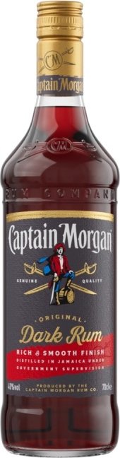 Captain Morgan Dark 40% 0,7l (holá láhev)