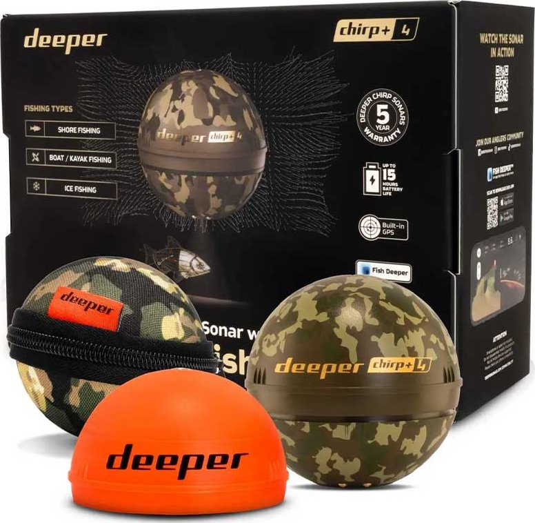 Deeper nahazovací sonar CHIRP +4