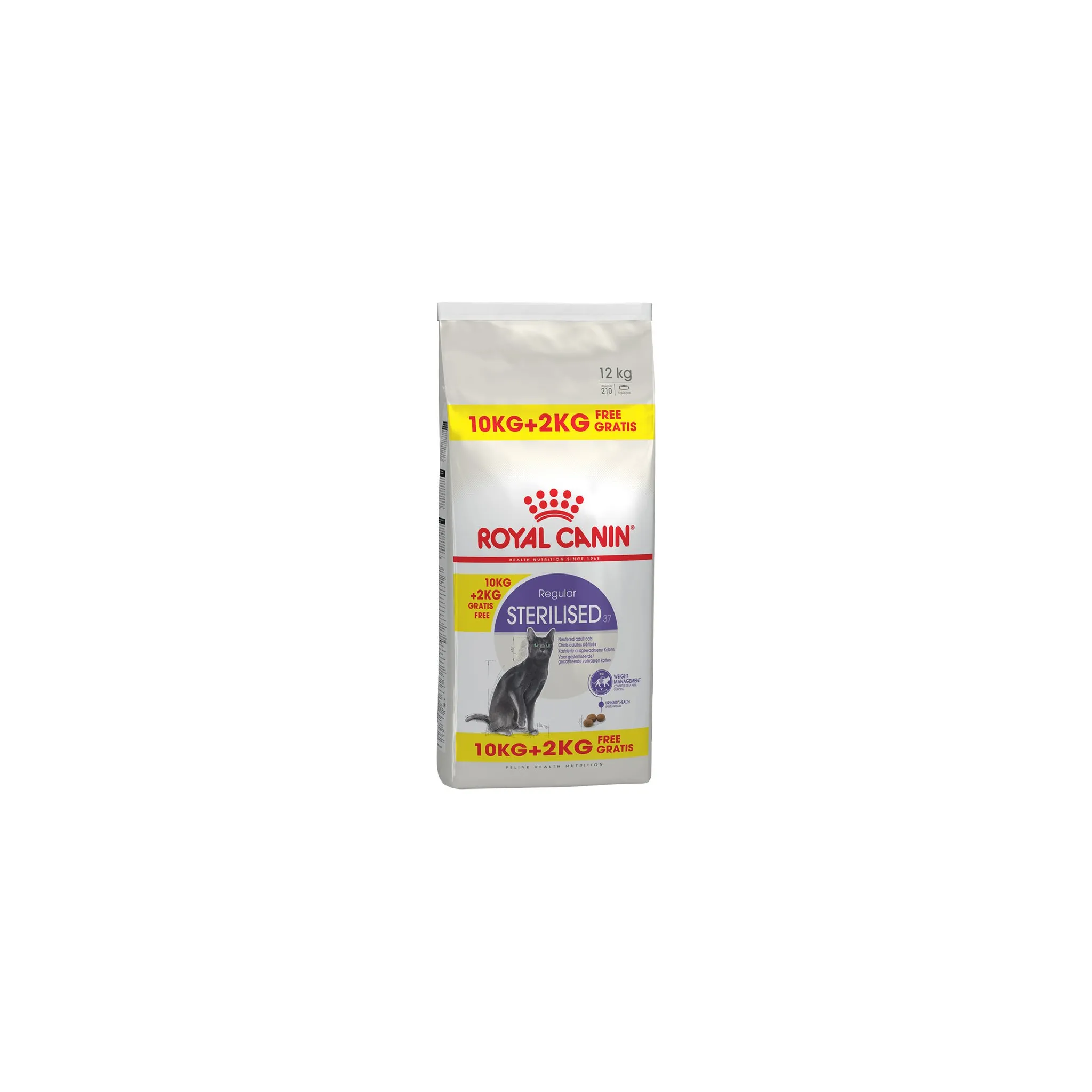 Fotografie 1 - Krmivo pro kočku Royal Canin Regular Sterilised 37 10 + 2 kg