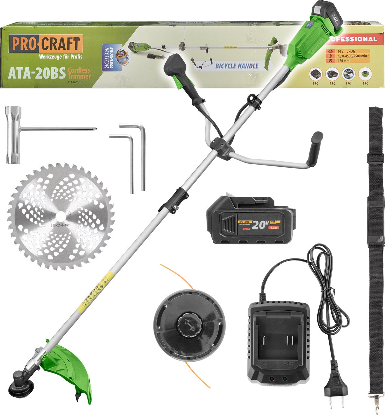 Procraft Aku křovinořez Procraft ATA-20BS | ATA-20BS, 6978880180157