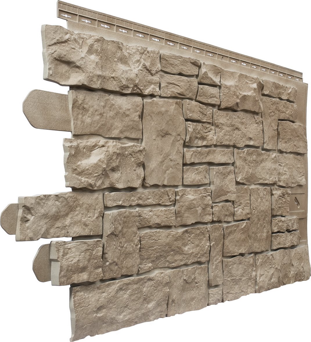 Fasádní obklad - panel NOVIK Stacked Stone SK100 - 310 Sand /0,456 m2