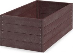 Vyvýšený záhon 120x66x53 cm Traplast T09122 - hnědý