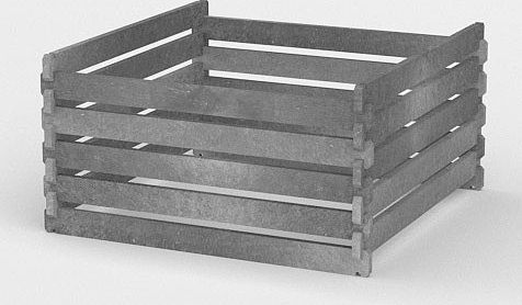 Kompostér 120x120x94 cm Traplast T99821 - šedý