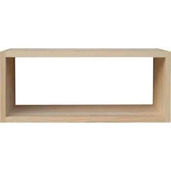 police DM masiv Polička Mango XIV KL-293, masiv borovice: Přírodní Borovice - bez laku — hnědá, borovice