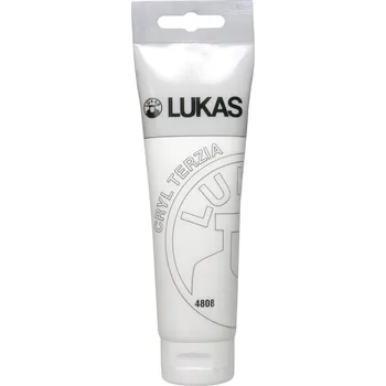 Výtvarná barva Lukas Cryl Terzia Plastic Tube Akrylová barva Titanium White 125 ml 1 ks