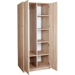 BRADOP Skříň pološatní C505 OFFICE 80×187 dub sonoma, buk: Dub Sonoma — hnědá, Dub Sonoma