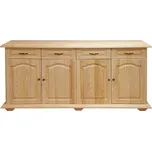 DM masiv Stylová komoda - Prádelník Venezia VZ-015, masiv borovice: Olše světlá - lakováno — hnědá, borovice