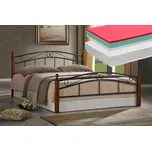 CASARREDO Postel kovová CRETA 180×200 + 2x matrace: 180 × 200 cm — 211 cm, 185×211×92 cm